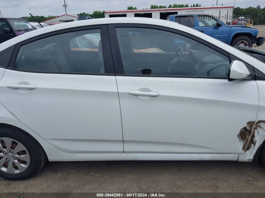 2016 Hyundai Accent Se White vin: KMHCT4AE0GU972170