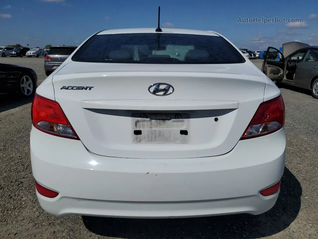 2016 Hyundai Accent Se White vin: KMHCT4AE0GU994525