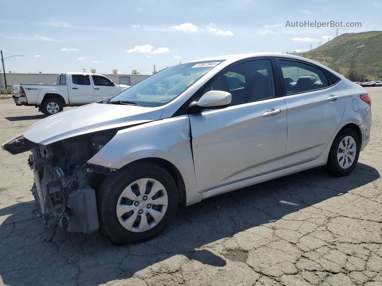 2016 Hyundai Accent Se Silver vin: KMHCT4AE0GU997375