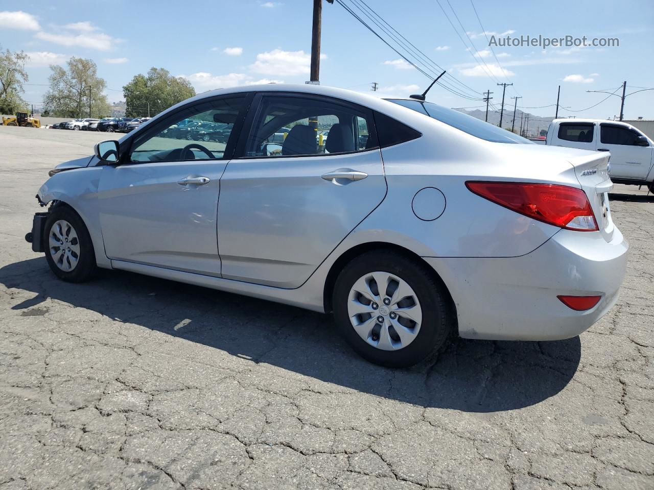 2016 Hyundai Accent Se Silver vin: KMHCT4AE0GU997375