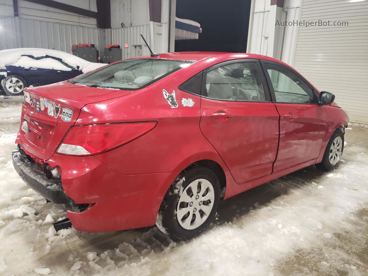 2017 Hyundai Accent Se Red vin: KMHCT4AE0HU222866