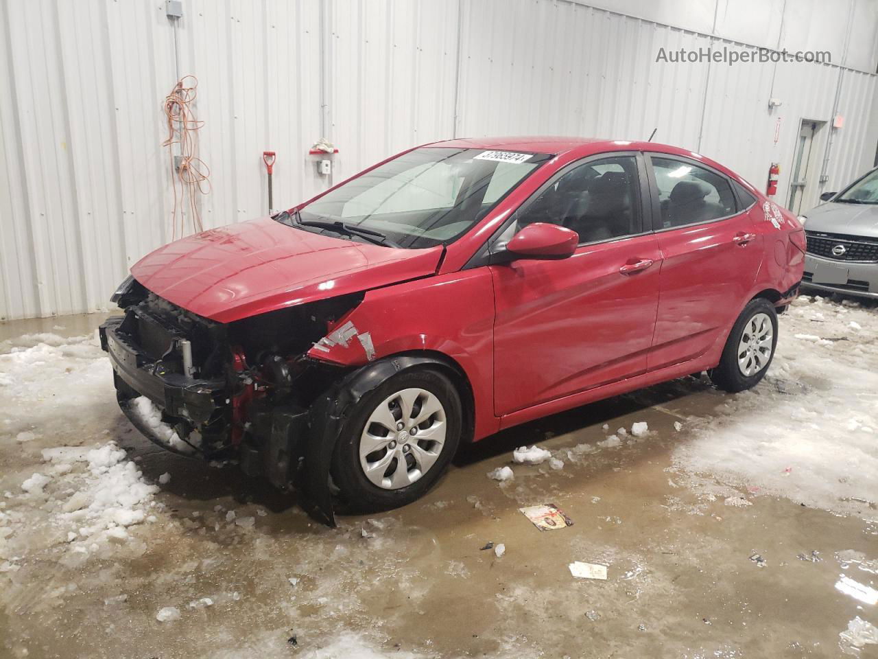 2017 Hyundai Accent Se Red vin: KMHCT4AE0HU222866