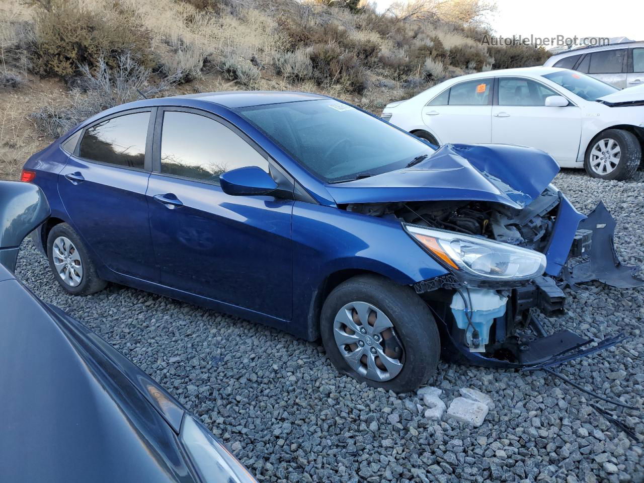 2017 Hyundai Accent Se Blue vin: KMHCT4AE0HU241112