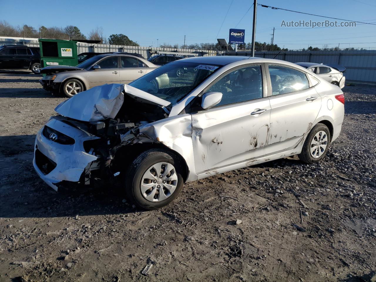 2017 Hyundai Accent Se Серый vin: KMHCT4AE0HU247248