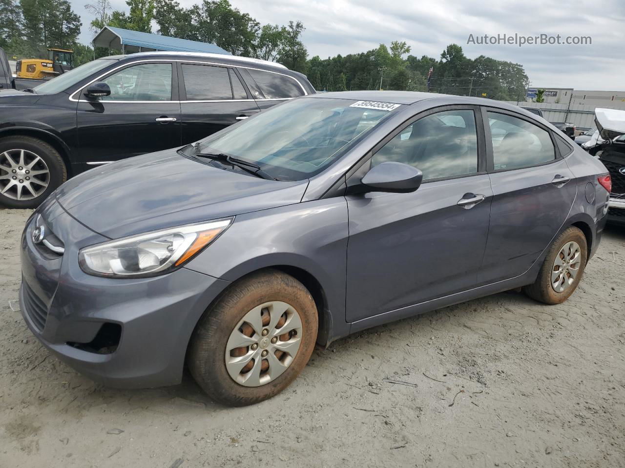 2017 Hyundai Accent Se Gray vin: KMHCT4AE0HU277348