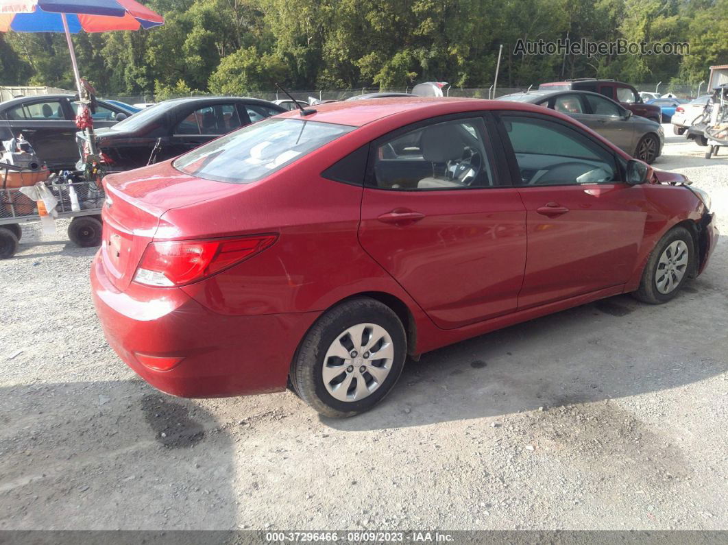 2017 Hyundai Accent Se Red vin: KMHCT4AE0HU291542