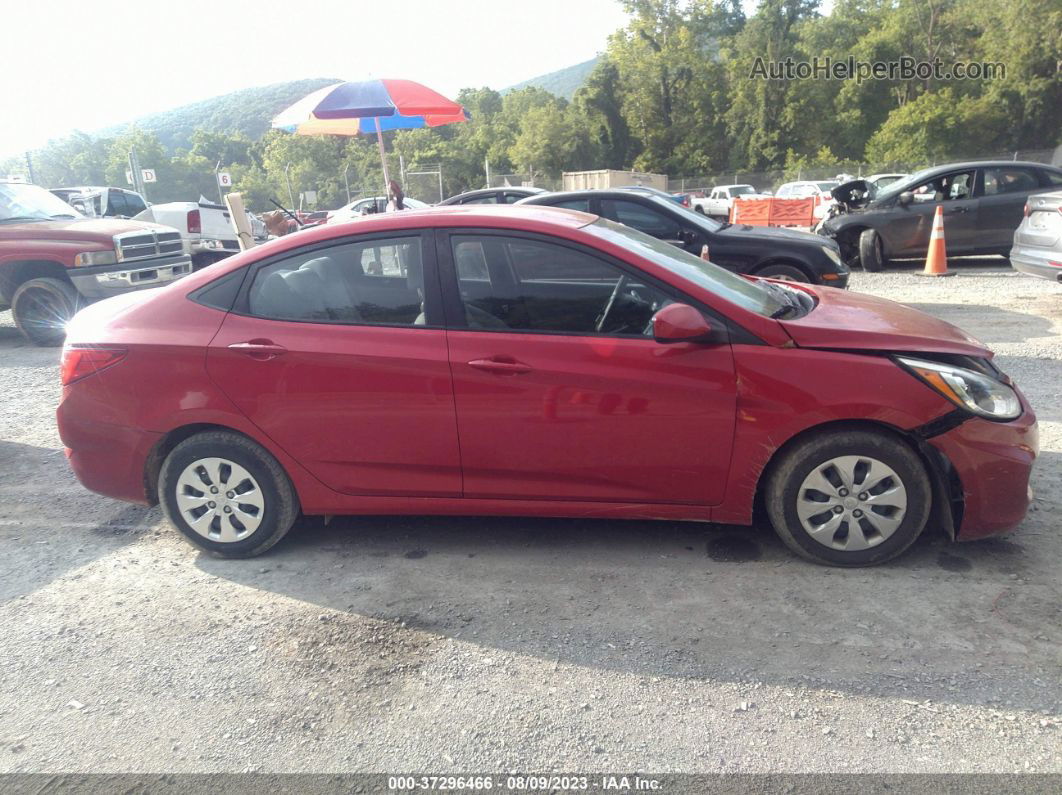 2017 Hyundai Accent Se Red vin: KMHCT4AE0HU291542