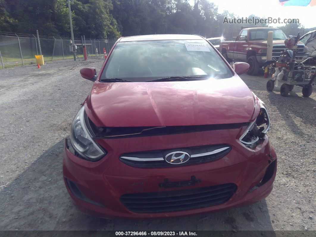 2017 Hyundai Accent Se Red vin: KMHCT4AE0HU291542