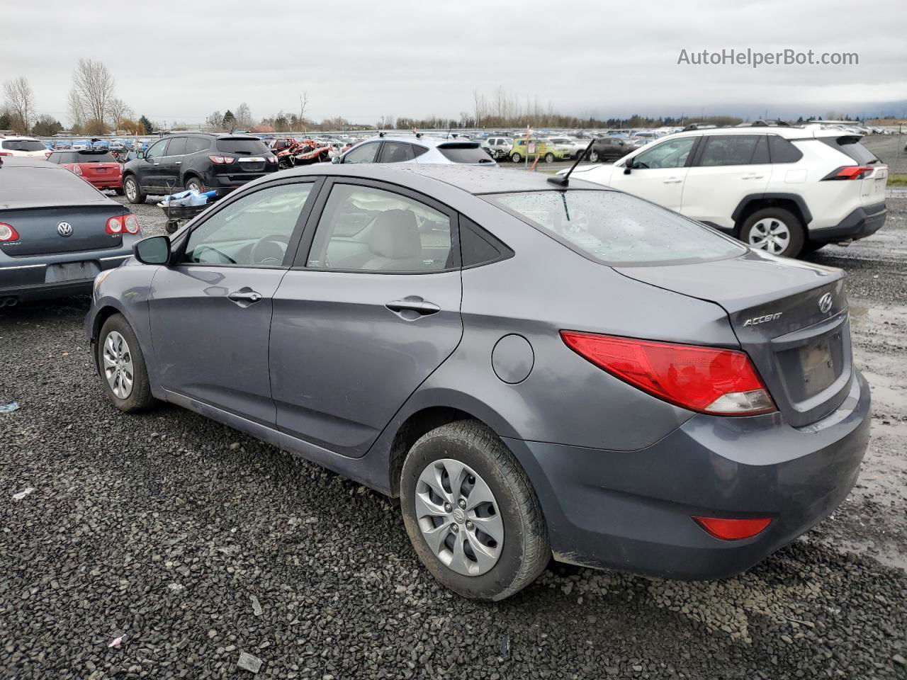 2017 Hyundai Accent Se Gray vin: KMHCT4AE0HU297955