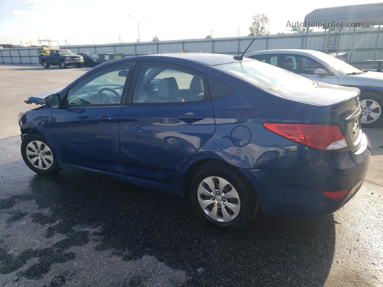 2017 Hyundai Accent Se Blue vin: KMHCT4AE0HU326970