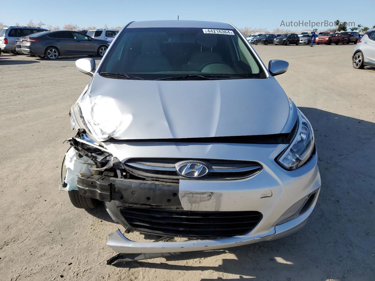 2017 Hyundai Accent Se Серебряный vin: KMHCT4AE0HU340044