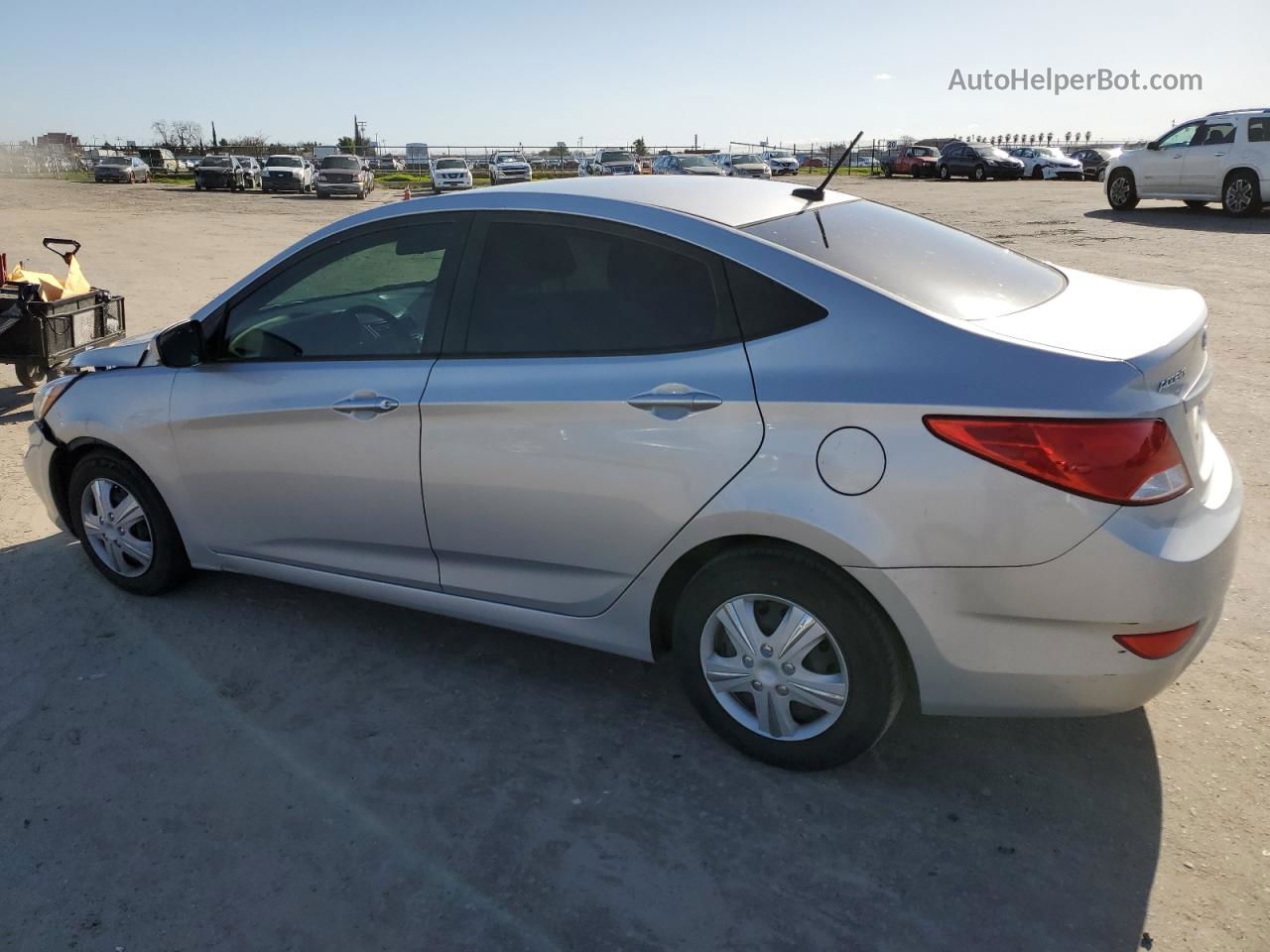 2017 Hyundai Accent Se Silver vin: KMHCT4AE0HU340044