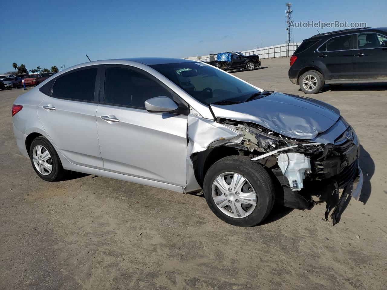 2017 Hyundai Accent Se Silver vin: KMHCT4AE0HU340044