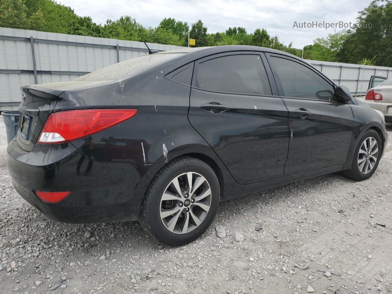 2017 Hyundai Accent Se Black vin: KMHCT4AE0HU353859