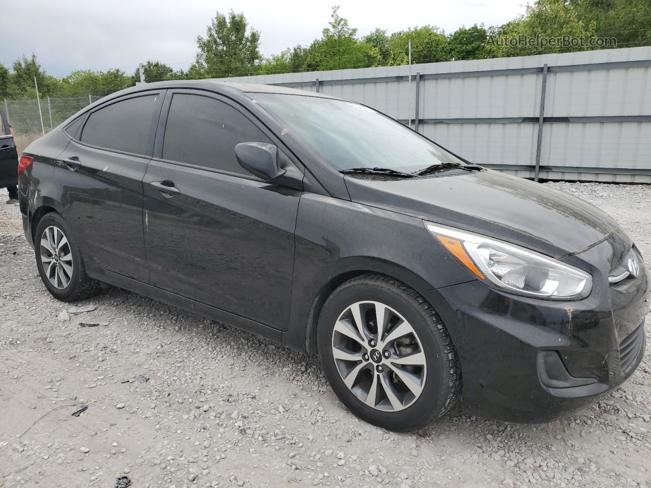 2017 Hyundai Accent Se Black vin: KMHCT4AE0HU353859