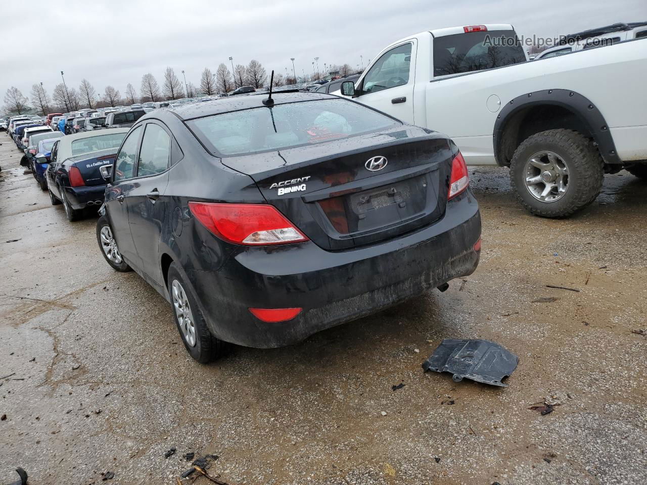 2017 Hyundai Accent Se Black vin: KMHCT4AE0HU363842