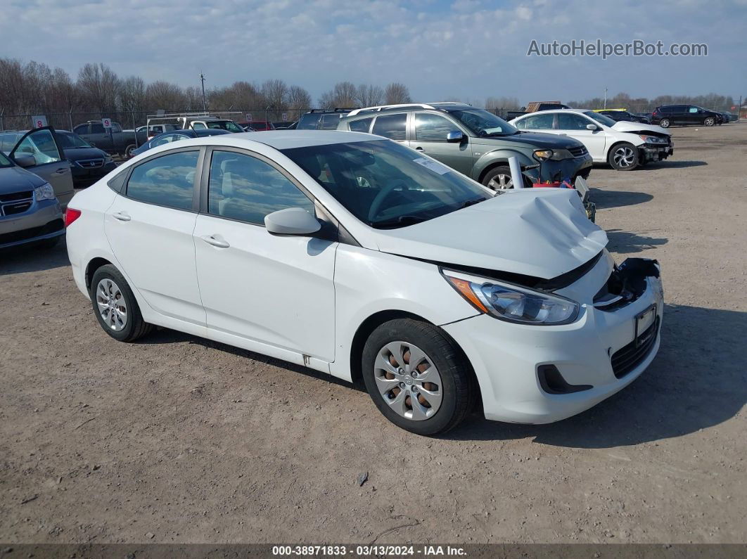 2017 Hyundai Accent Se White vin: KMHCT4AE0HU369169