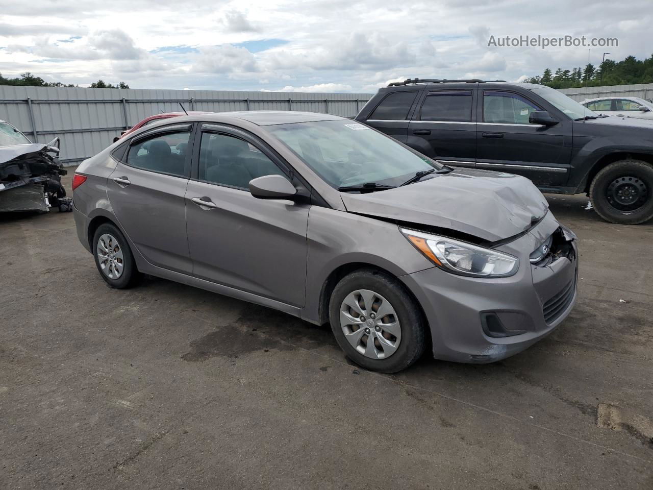 2017 Hyundai Accent Se Серый vin: KMHCT4AE0HU376736