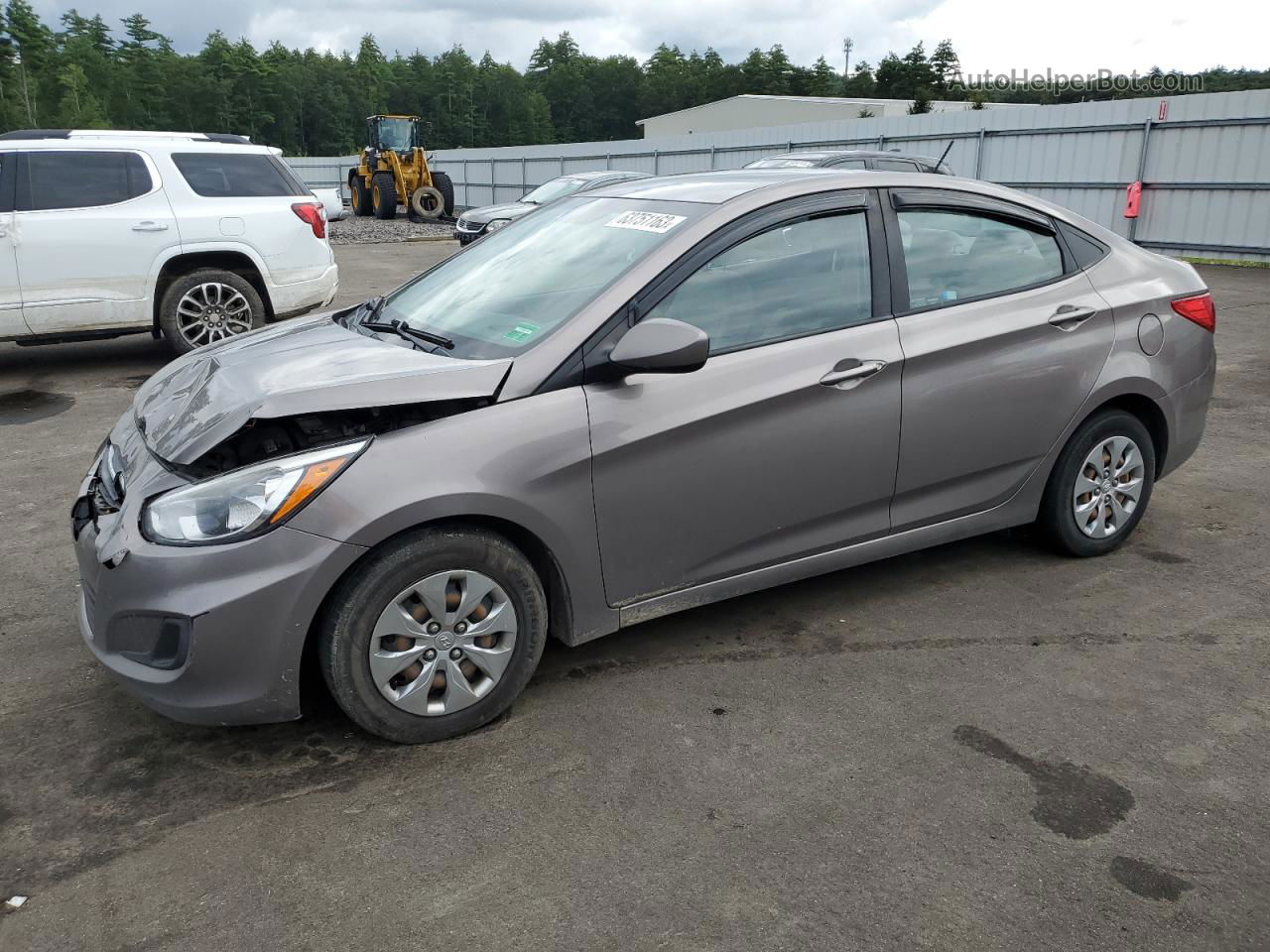 2017 Hyundai Accent Se Gray vin: KMHCT4AE0HU376736