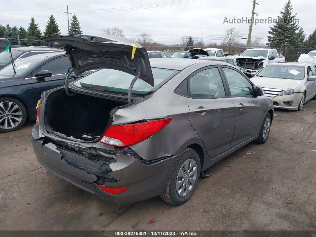 2017 Hyundai Accent Se Gray vin: KMHCT4AE0HU380771