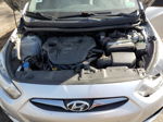 2013 Hyundai Accent Gls Silver vin: KMHCT4AE1DU281709