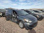 2013 Hyundai Accent Gls Gray vin: KMHCT4AE1DU303689