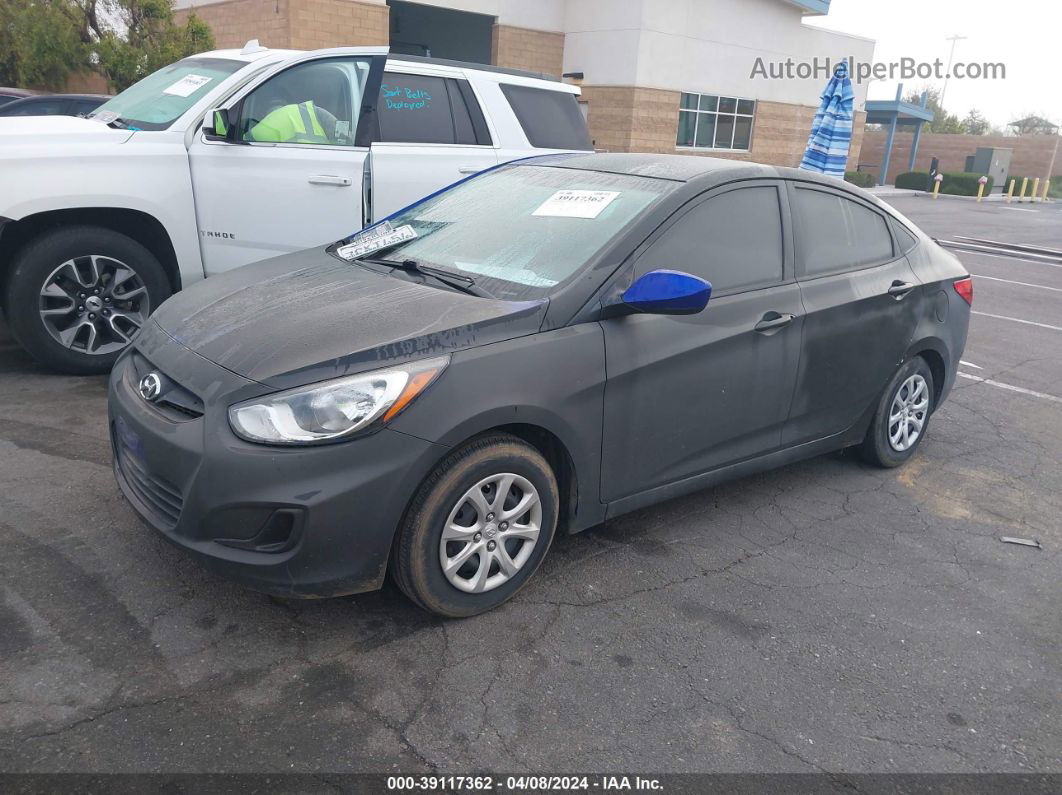 2013 Hyundai Accent Gls Black vin: KMHCT4AE1DU548315