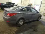 2013 Hyundai Accent Gls Gray vin: KMHCT4AE1DU553188