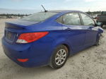 2014 Hyundai Accent Gls Blue vin: KMHCT4AE1EU586998