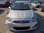 2014 Hyundai Accent Gls Silver vin: KMHCT4AE1EU672991