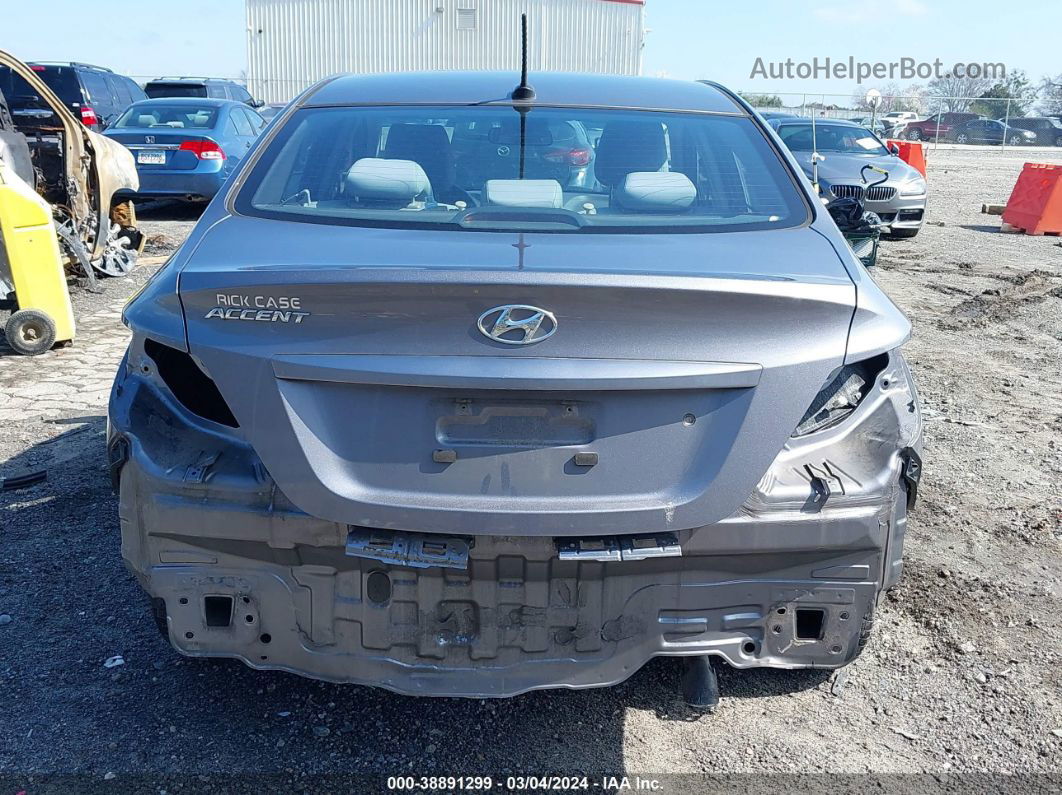 2014 Hyundai Accent Gls Gray vin: KMHCT4AE1EU737287