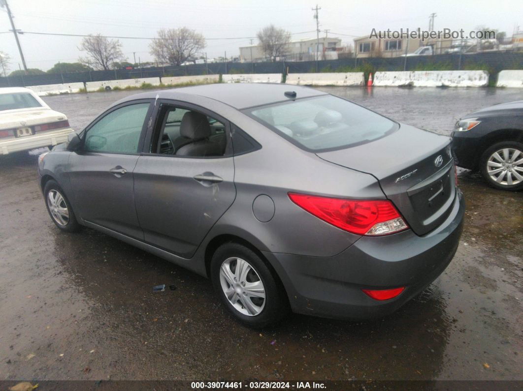 2015 Hyundai Accent Gls Серый vin: KMHCT4AE1FU819439