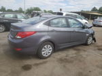 2015 Hyundai Accent Gls Серый vin: KMHCT4AE1FU820283