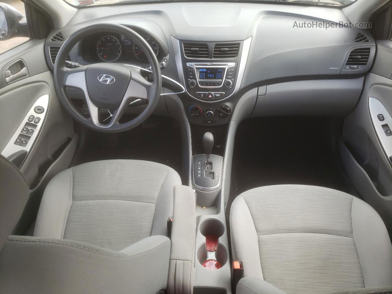 2015 Hyundai Accent Gls Серый vin: KMHCT4AE1FU820283