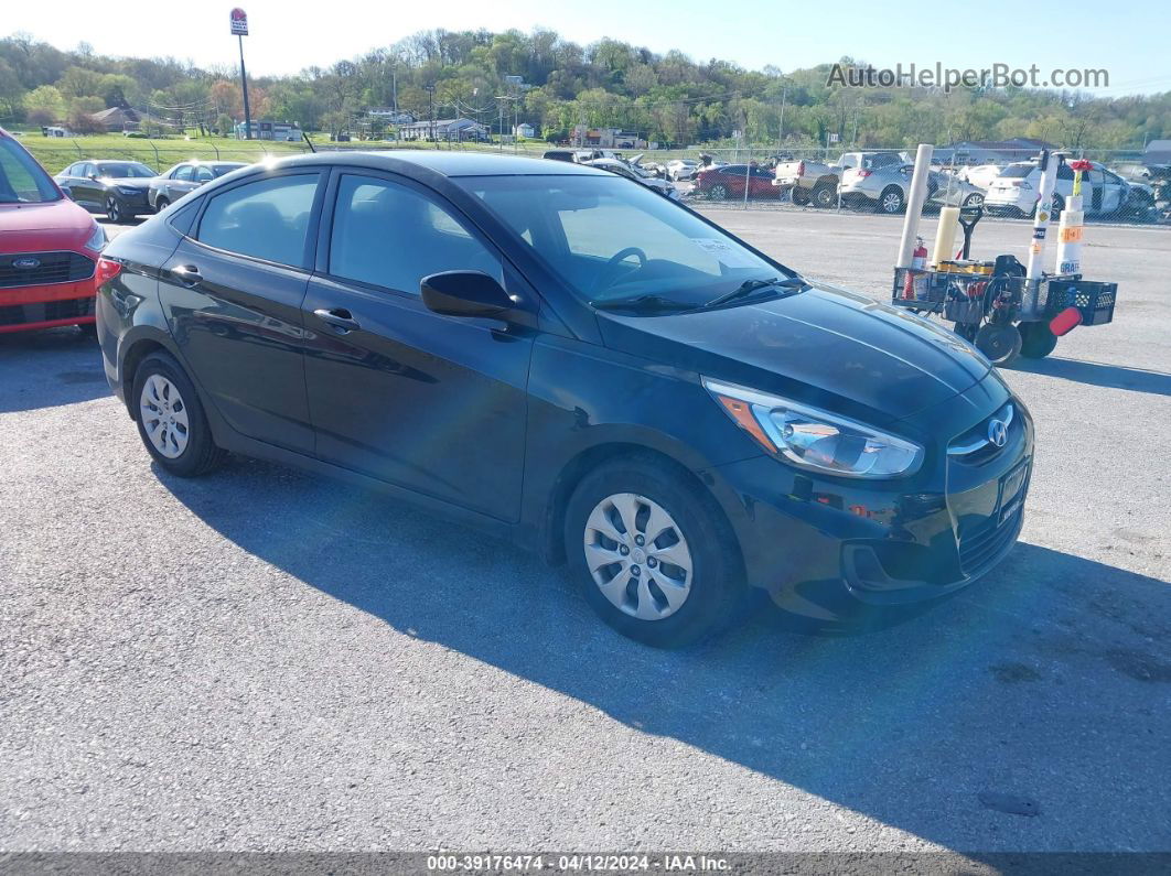 2015 Hyundai Accent Gls Черный vin: KMHCT4AE1FU826956