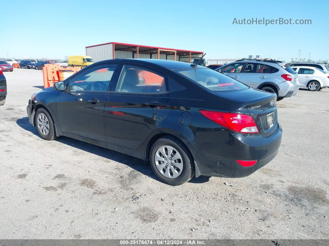 2015 Hyundai Accent Gls Черный vin: KMHCT4AE1FU826956