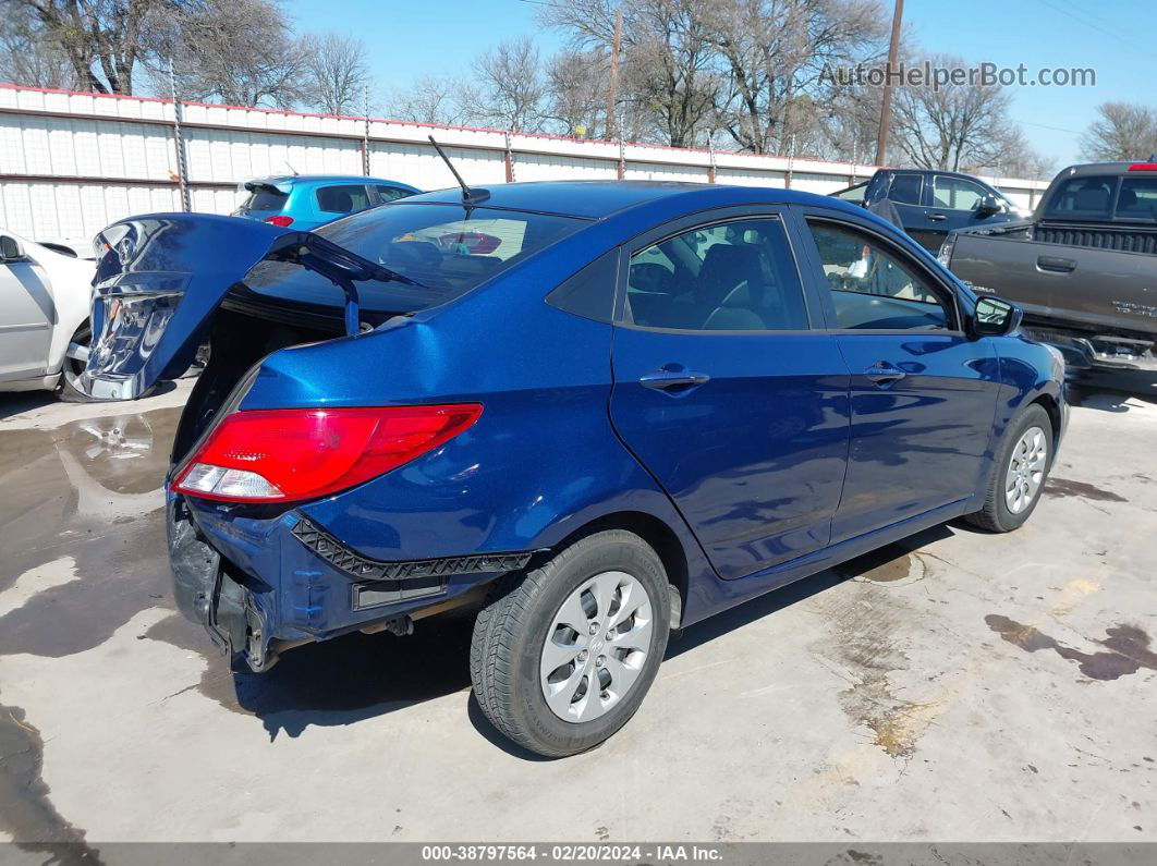 2015 Hyundai Accent Gls Синий vin: KMHCT4AE1FU839741