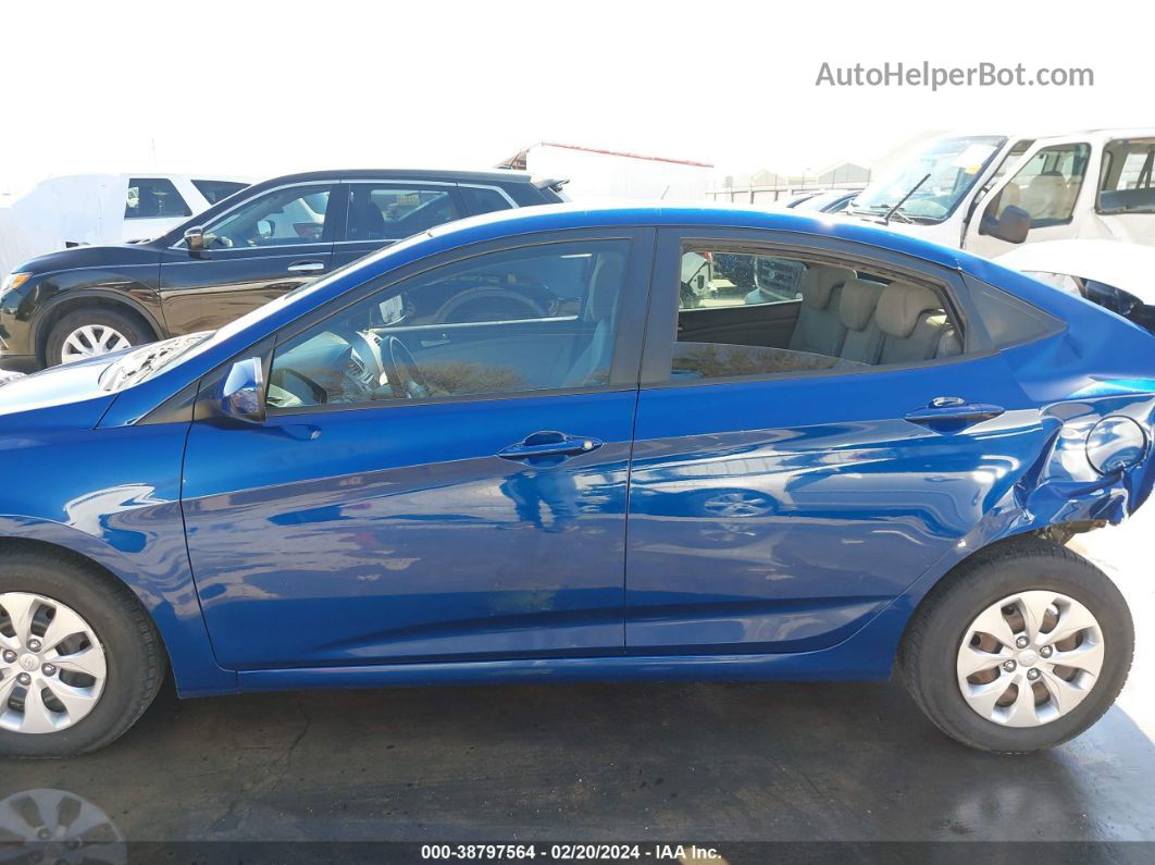 2015 Hyundai Accent Gls Синий vin: KMHCT4AE1FU839741