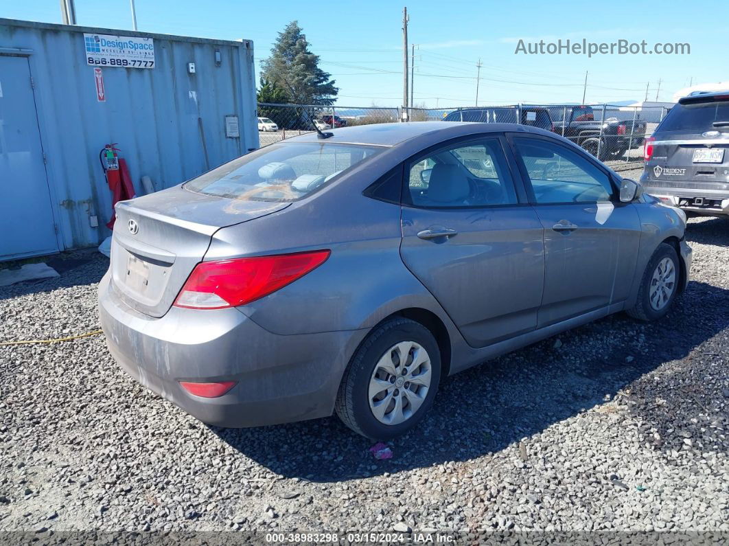 2015 Hyundai Accent Gls Gray vin: KMHCT4AE1FU864087