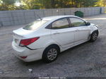 2015 Hyundai Accent Gls White vin: KMHCT4AE1FU876739