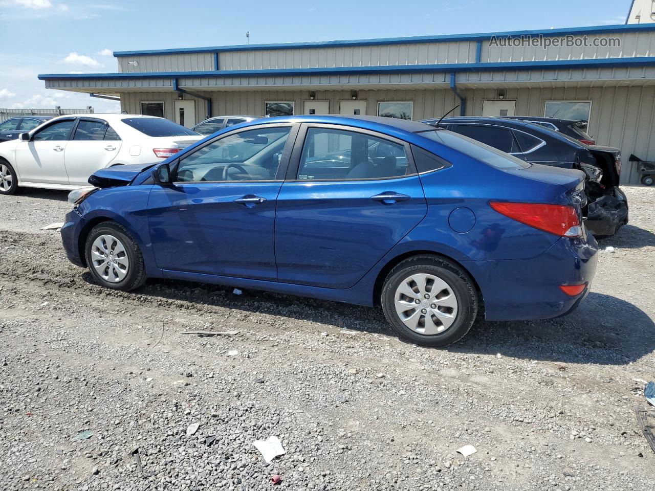 2015 Hyundai Accent Gls Синий vin: KMHCT4AE1FU896408