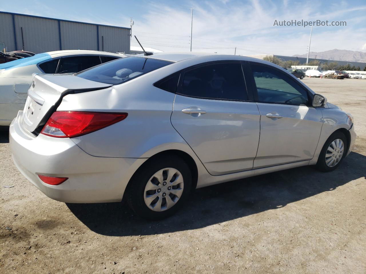 2015 Hyundai Accent Gls Silver vin: KMHCT4AE1FU903924