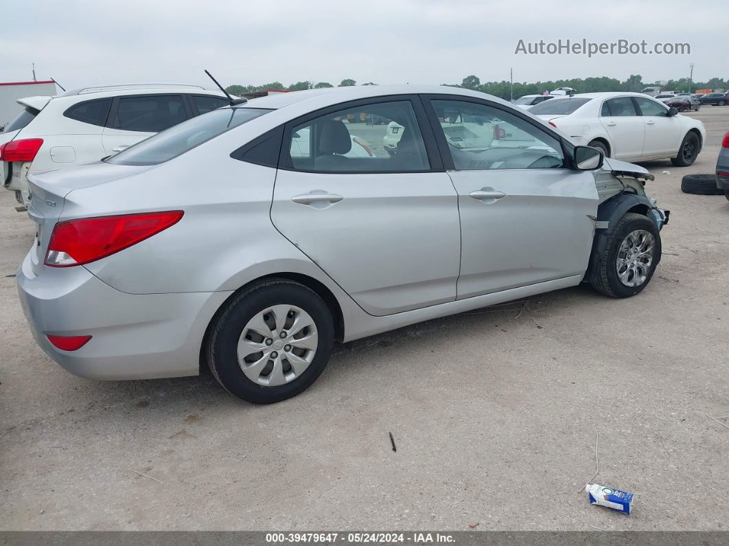 2015 Hyundai Accent Gls Silver vin: KMHCT4AE1FU920464