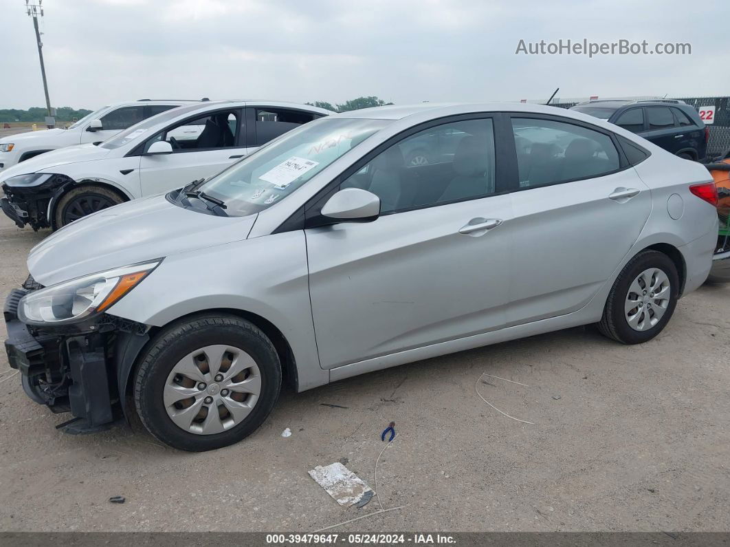 2015 Hyundai Accent Gls Silver vin: KMHCT4AE1FU920464