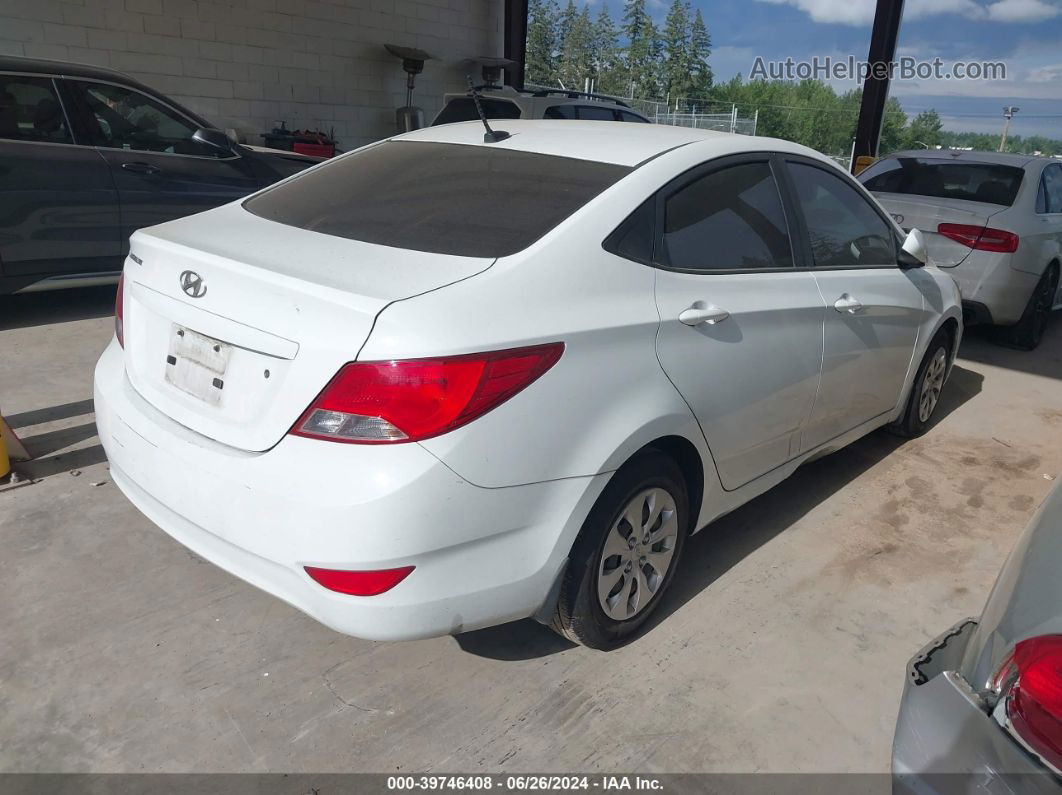 2015 Hyundai Accent Gls White vin: KMHCT4AE1FU922067