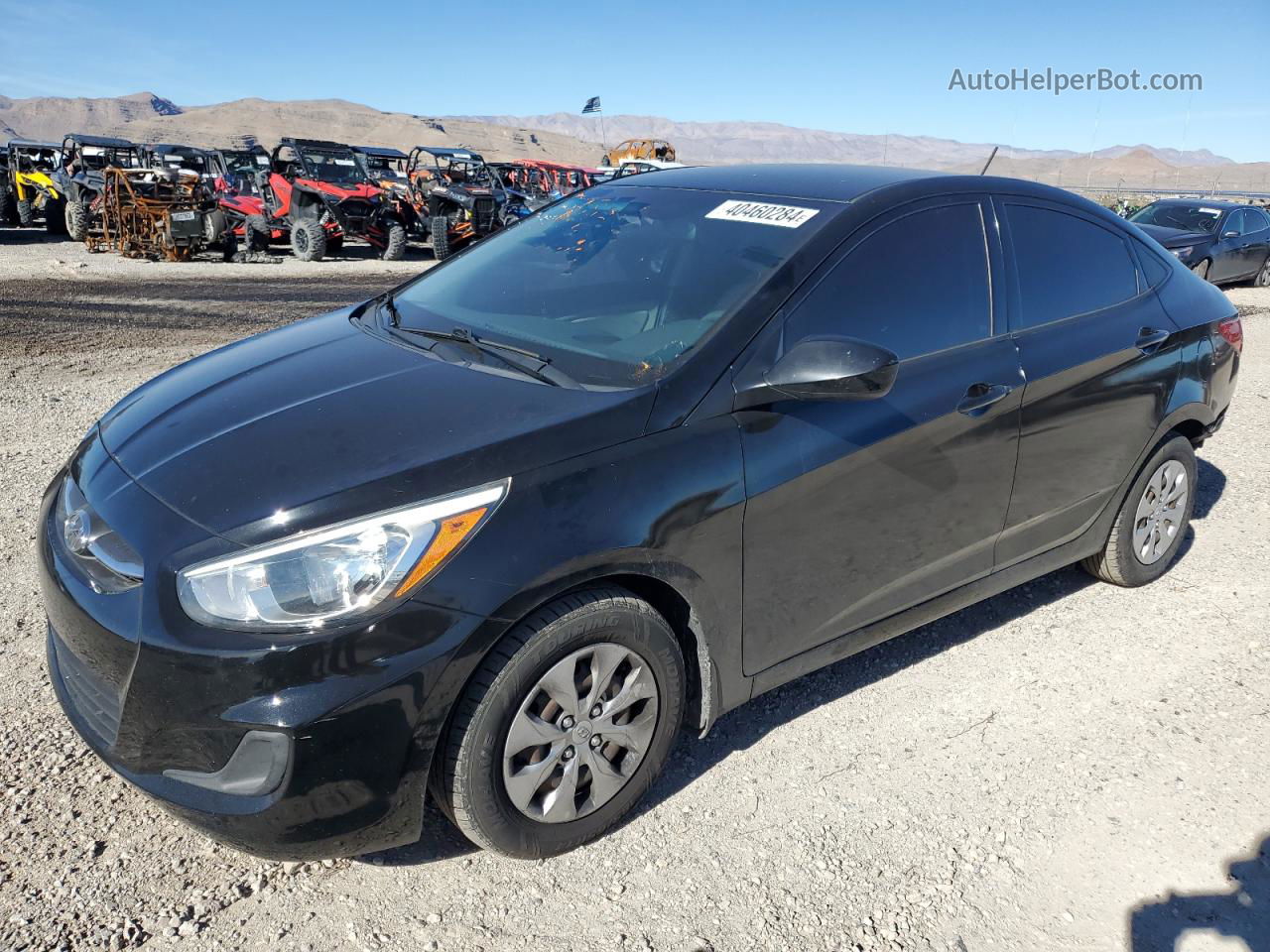 2015 Hyundai Accent Gls Black vin: KMHCT4AE1FU922957