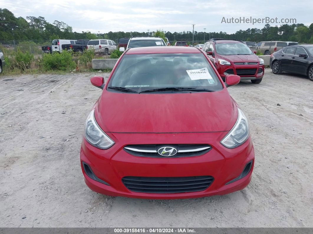 2015 Hyundai Accent Gls Red vin: KMHCT4AE1FU929391