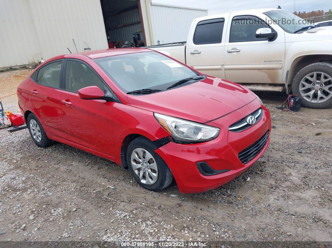 2016 Hyundai Accent Se Red vin: KMHCT4AE1GU006376