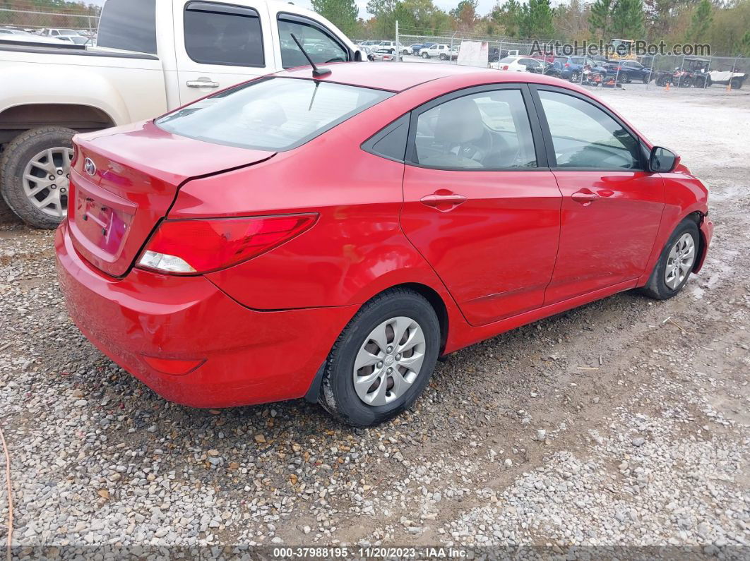 2016 Hyundai Accent Se Red vin: KMHCT4AE1GU006376