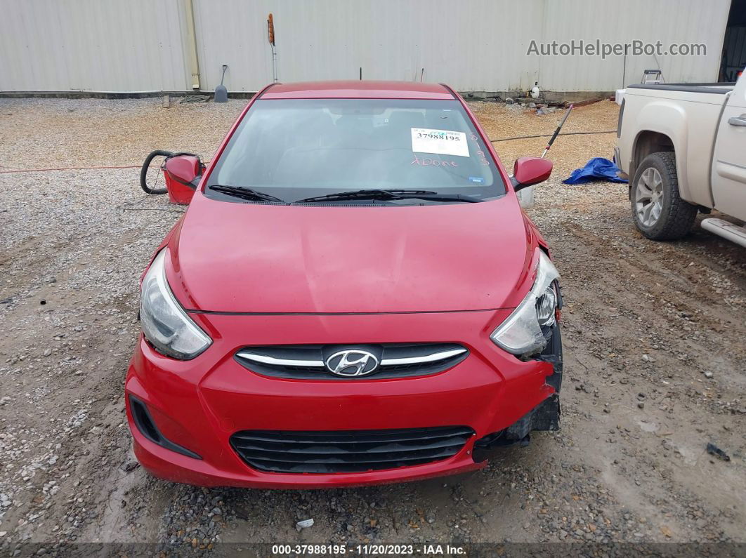 2016 Hyundai Accent Se Красный vin: KMHCT4AE1GU006376